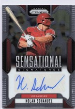 Nolan Schanuel 2024 Panini Prizm #SS-NS Sensational Signatures Auto