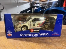 Burago Ford Focus WRC 1:18 Gold Collection Model Car Ford Racing