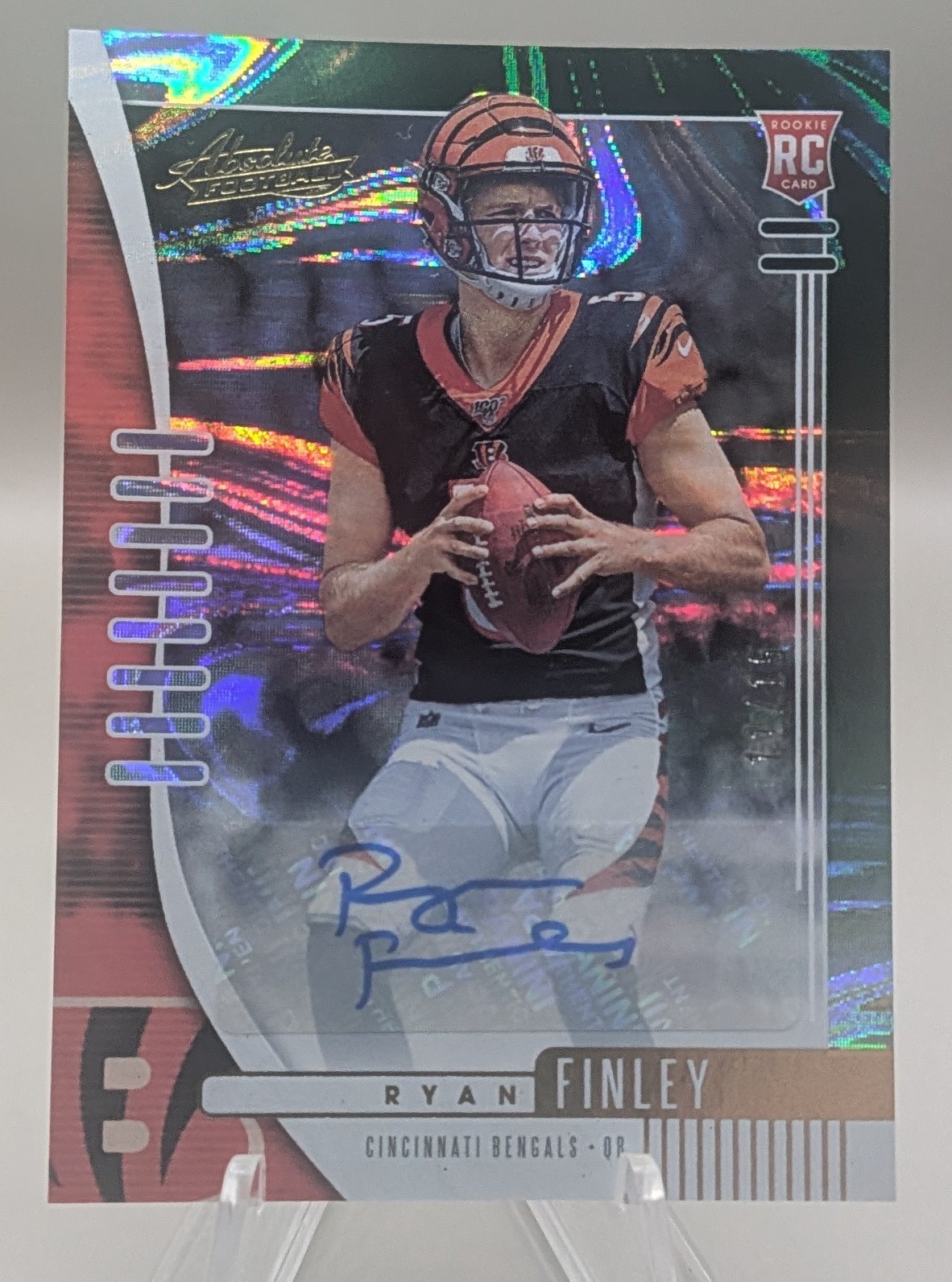 Ryan Finley Panini Absolute #136 Signature-Green Waves