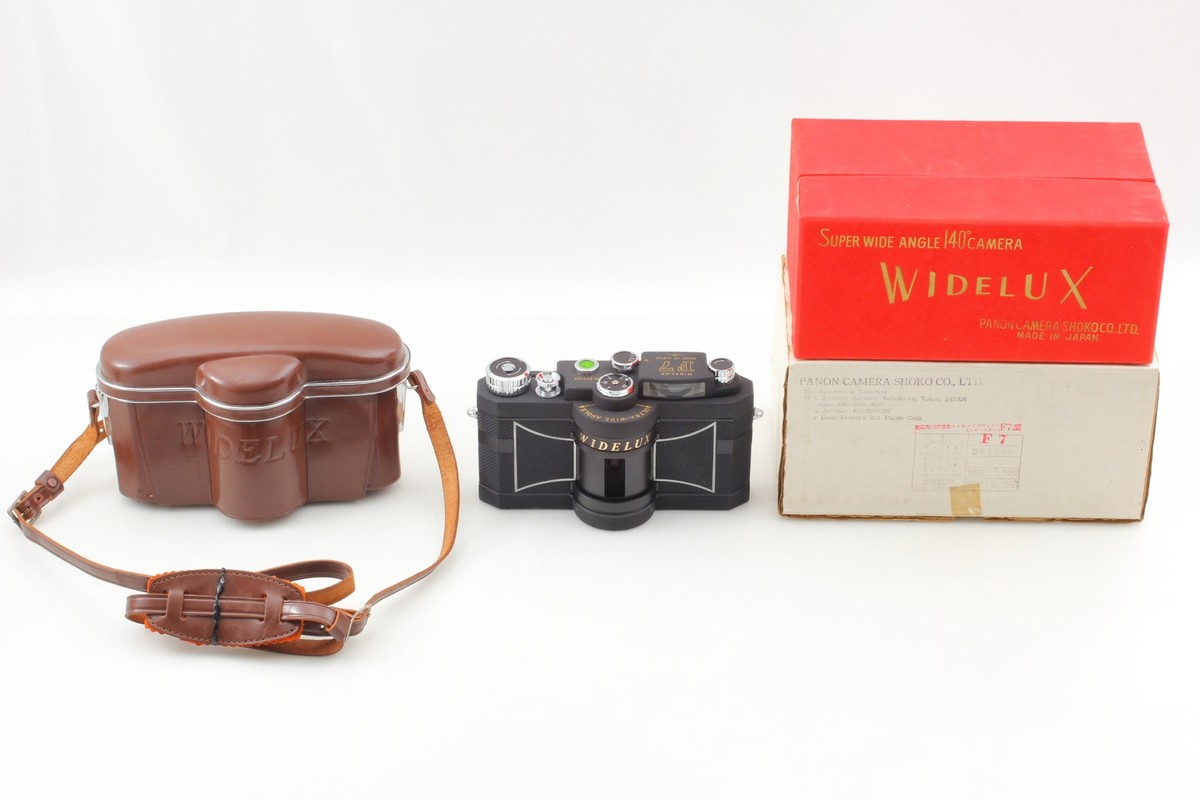フィルムカメラ Panon Widelux F7 + soft leather case Top MINT Box Case] Panon WIDELUX F7 Panoramic Ultra Wide