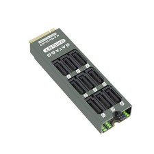 M.2 MKEY PCI-E3.0 to SATA3.0 6Gbps 6/8/9 Ports NAS Expansion Card Adapter Card