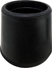 Shepherd 24 Pack Non-Slip round Rubber Leg Tip Floor Protectors 1-1/8" Inner Dia