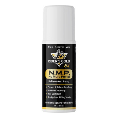 Rider's Gold MX N.M.P Roll On Durable PVC Gel Arm Pump Relief