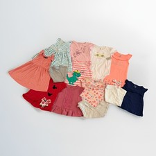 Baby Girl 24M Spring Summer Mixed Lot of 13 Dresses Tees Pants Bodysuit