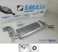 Imasaf Esd Auspuff Endtopf+Anbauteile FüR Mercedes S-Klasse (W126) 280 S+Se+Sel