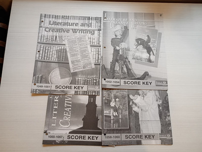 *HOMESCHOOL* ACE Paces Score Key Grade 5 LITERATURE & CREATIVE WRITING #1049-60