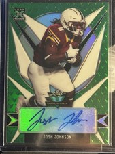 Josh Johnson 2021 Leaf Valiant Green Auto /99  #BA-JJ1