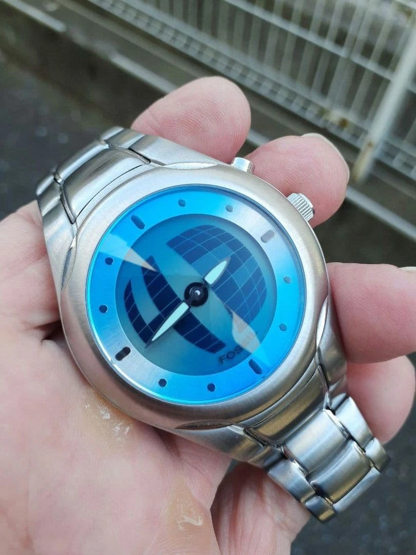 Fossil Big Tic Silver Wristwatches for sale | eBay
