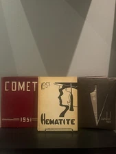 Collection Of Rare Vintage Yearbooks 1950s