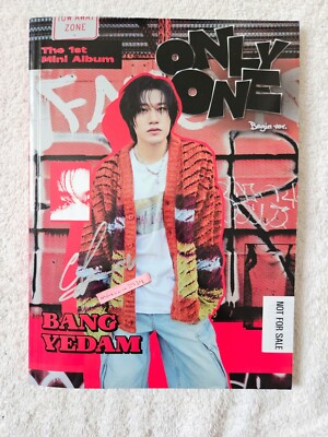 BANG YEDAM Only One Signed Promo Album Autographed YG Treasure Begin ver