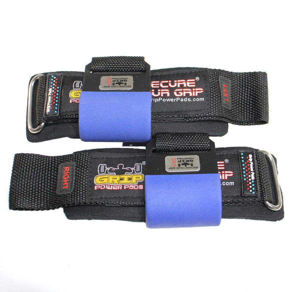 Weight Lifting Hooks Heavy Duty Lifting Wrist Straps Pull Ups Deadlift Large - Image 3 of 4