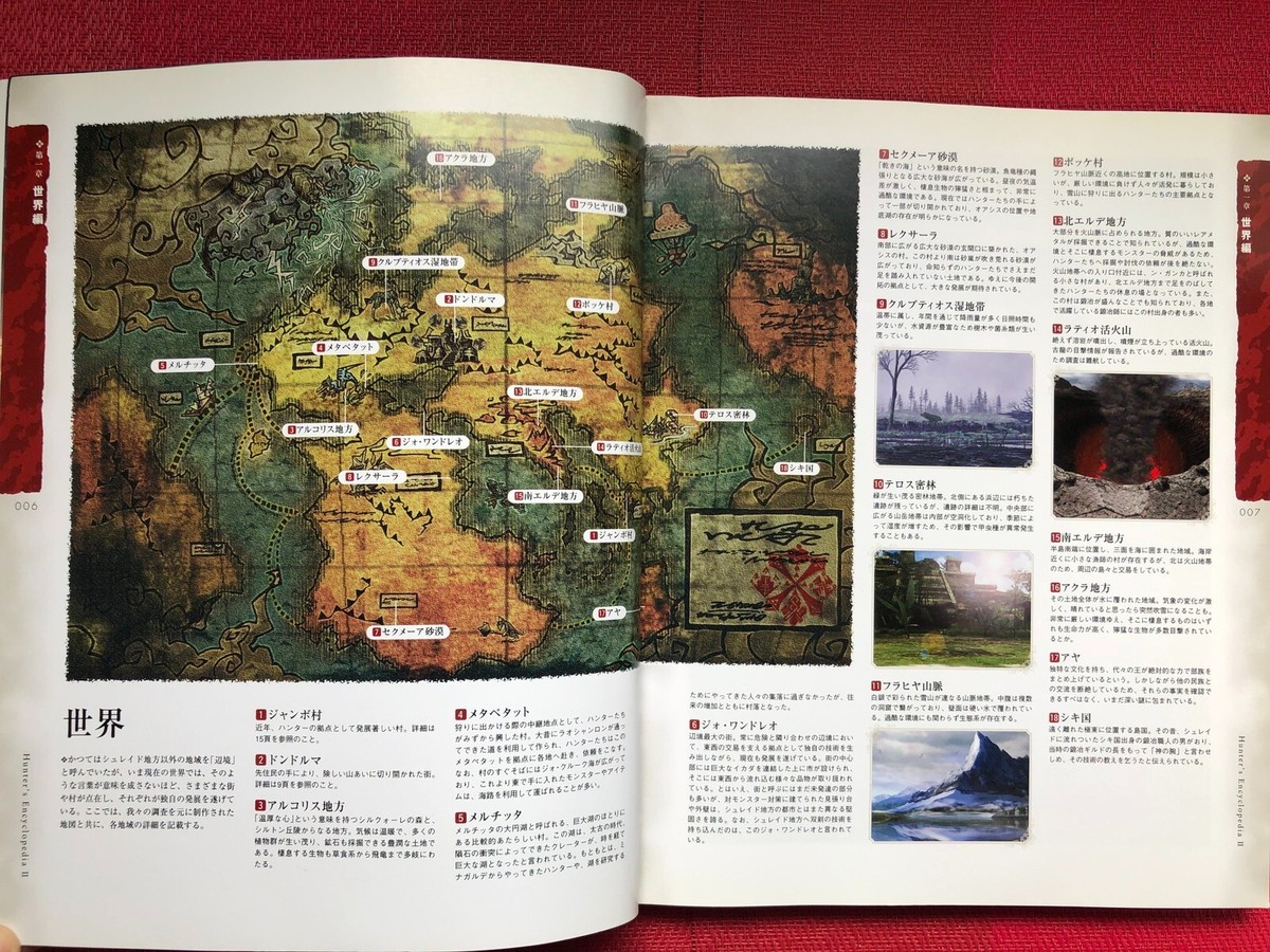 Hunter Encyclopedia 2 Monster Hunter 2 Setting Materials