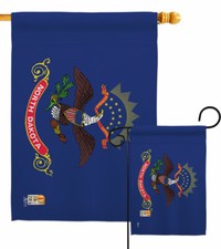 North Dakota Garden Flag Americana States Decorative Gift Yard House Banner