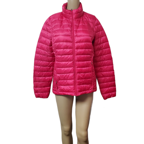 32 Degrees Heat Womens Down Puffer Packable Coat Pink M
