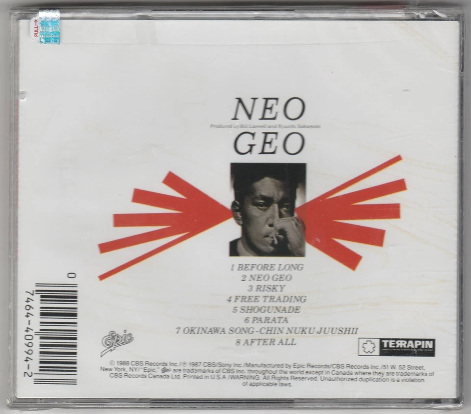 RYUICHI SAKAMOTO - Neo Geo - CD - **BRAND NEW/STILL SEALED** Foto 2 de 2