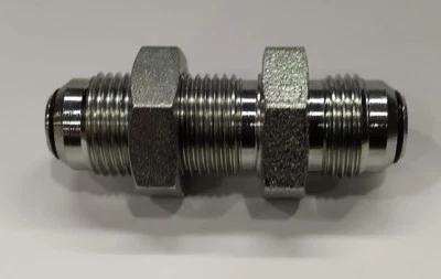 GATES Flare-O 2700-08-08 w/LN Fitting 1/2" Male JIC to 1/2" Male Bulkhead F2700-08-08