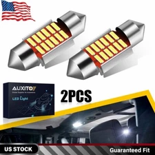 AUXITO 31MM DE3175 LED Interior Ceiling Dome Light Bulbs 6000K White Error Free