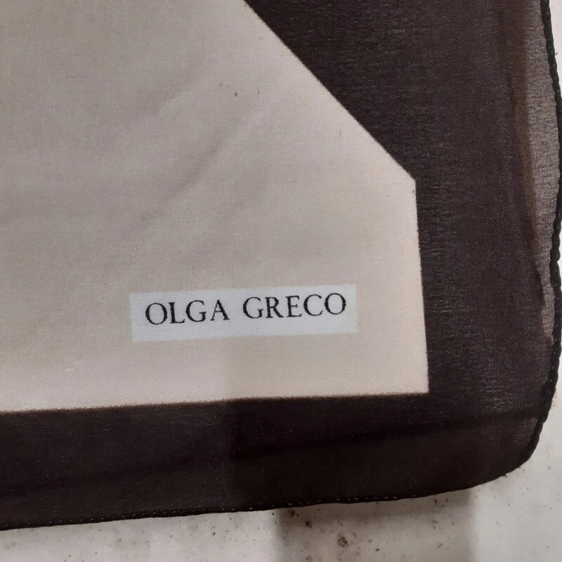 Foulard multicolore fiori Olga Greco 85x85 - Imagen 2 de 4