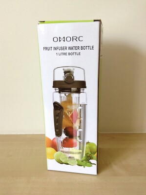Omorc Fruit Infuser 32oz 1 Ltr. Trinkflasche. Fast Neu. Top Zustand.