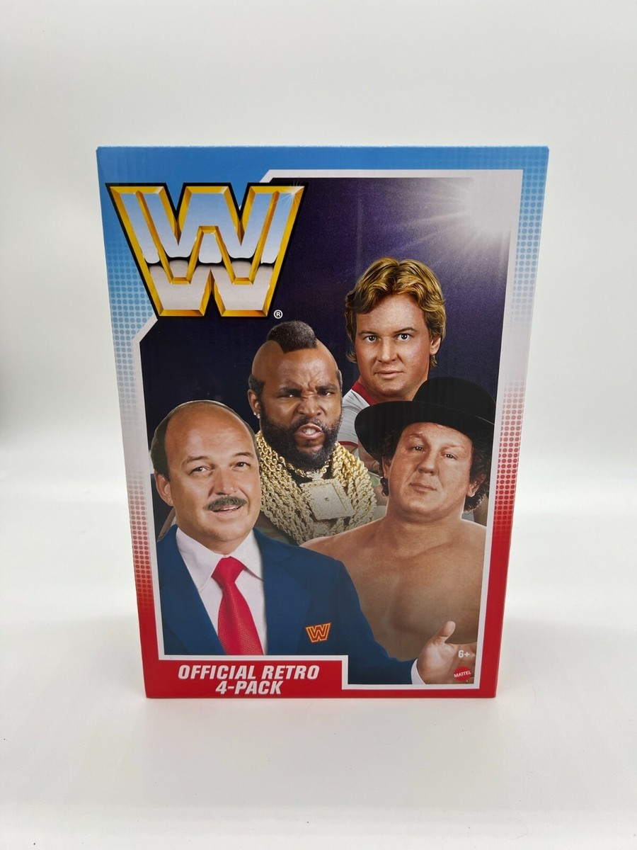 Mattel Creations WWE/WWF Official Retro Bundle 4-pack (Wave 1