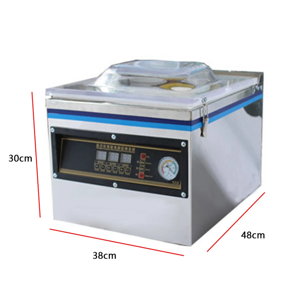 800W Commercial Vacuum Sealer Chamber Packing Sealing Machine Food Saver 110V - Image 4 of 4