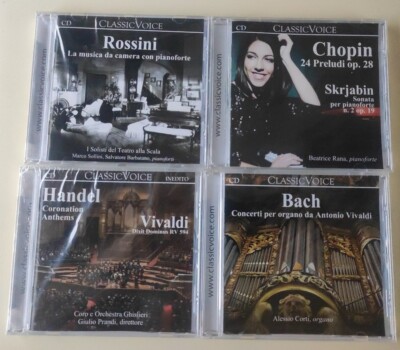CD KLASSISCHE MUSIK Diverse Bach, Vivaldi, Chopin, Rossini. Classic Voice 