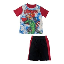 Marvel Avengers Boys'   2-pc Short Set   4, 5, 6, 7