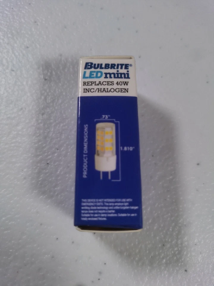 Bulbrite led mini 770616  LED4GY6/27K/D/2 T6 GY6 clear 400 lumen replaces 40w  - Image 4 of 4