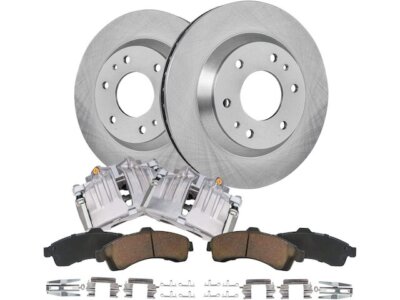 55SK87H Front Brake Pad Rotor and Caliper Set Fits 2002-2005 Chevy Trailblazer