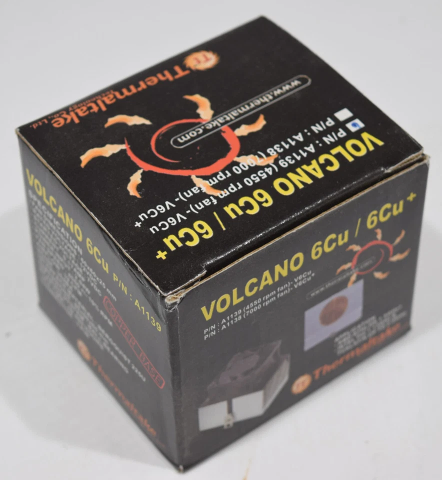 Thermaltake Volcano CPU Cooling Fan Heatsink 3PIN Multi-Socket: A/462/370/7 NEW! - Image 3 of 4