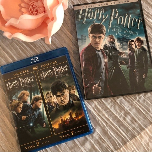 Harry Potter Blu-ray & DVD Collection Half-Blood Prince and Deathly Hallows Parts 1 & 2-image