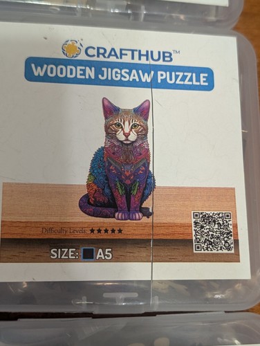 16 lot Crafthub Wooden Jigsaw Puzzle Size A5 New box2 - Picture 15 of 17
