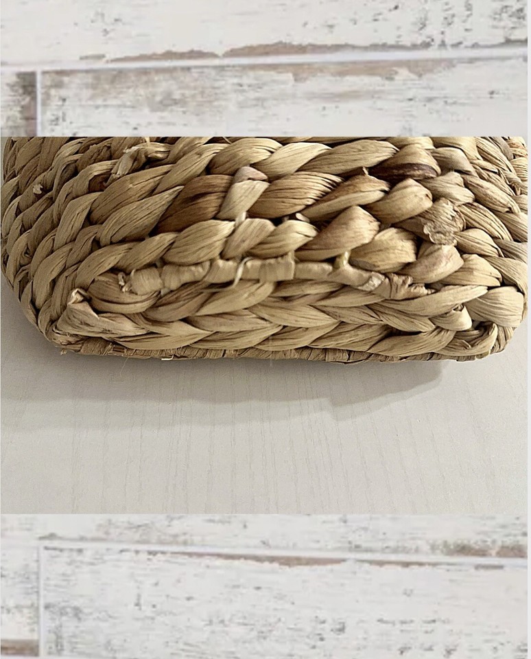Urban Outfitters NWOT Apple Wall Basket 16” Ratan Home Decor Natural eBay