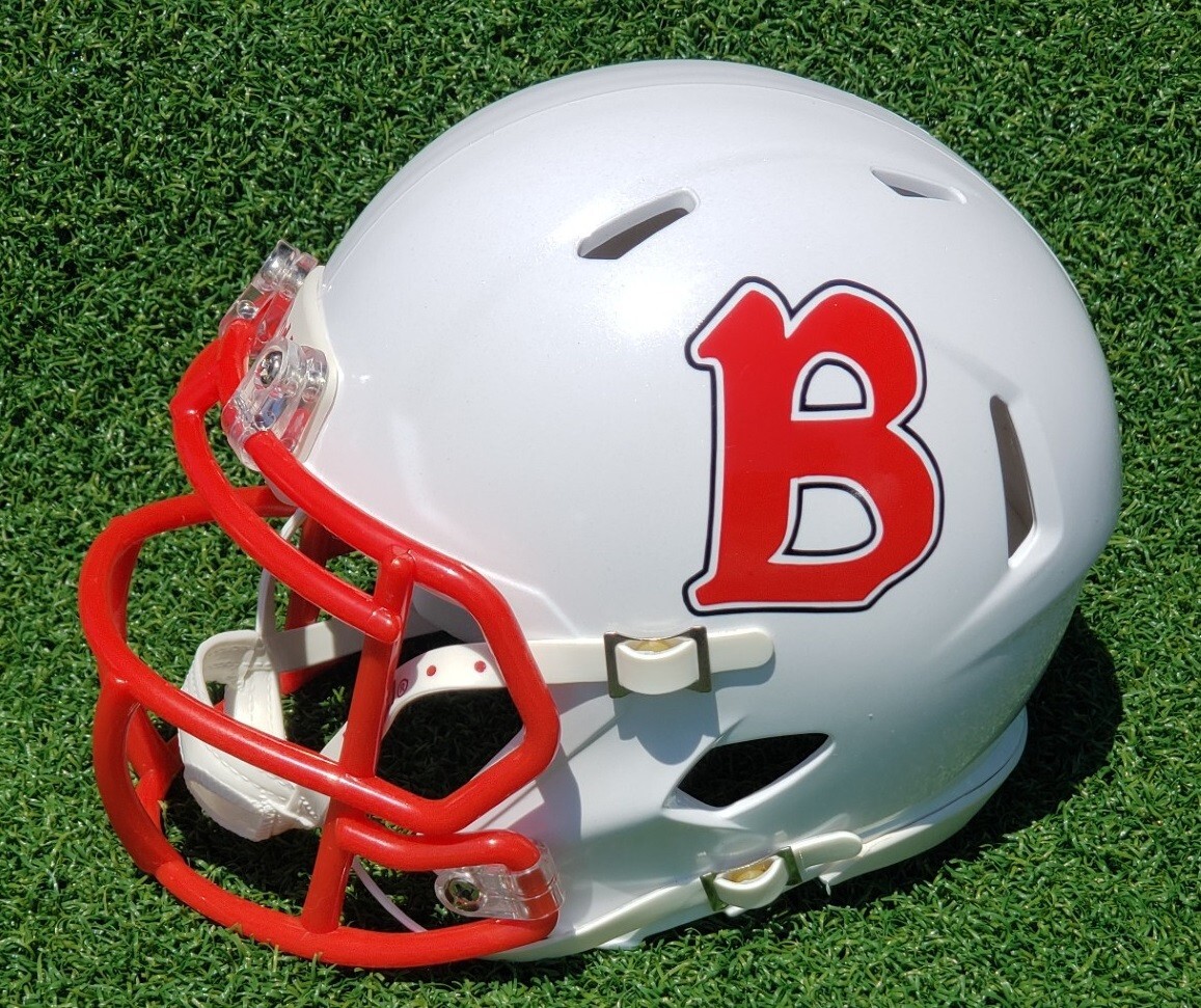 amc gremlin football helmet Officially Licensed Hand-Painted Rededication Game Helmets Now Available
