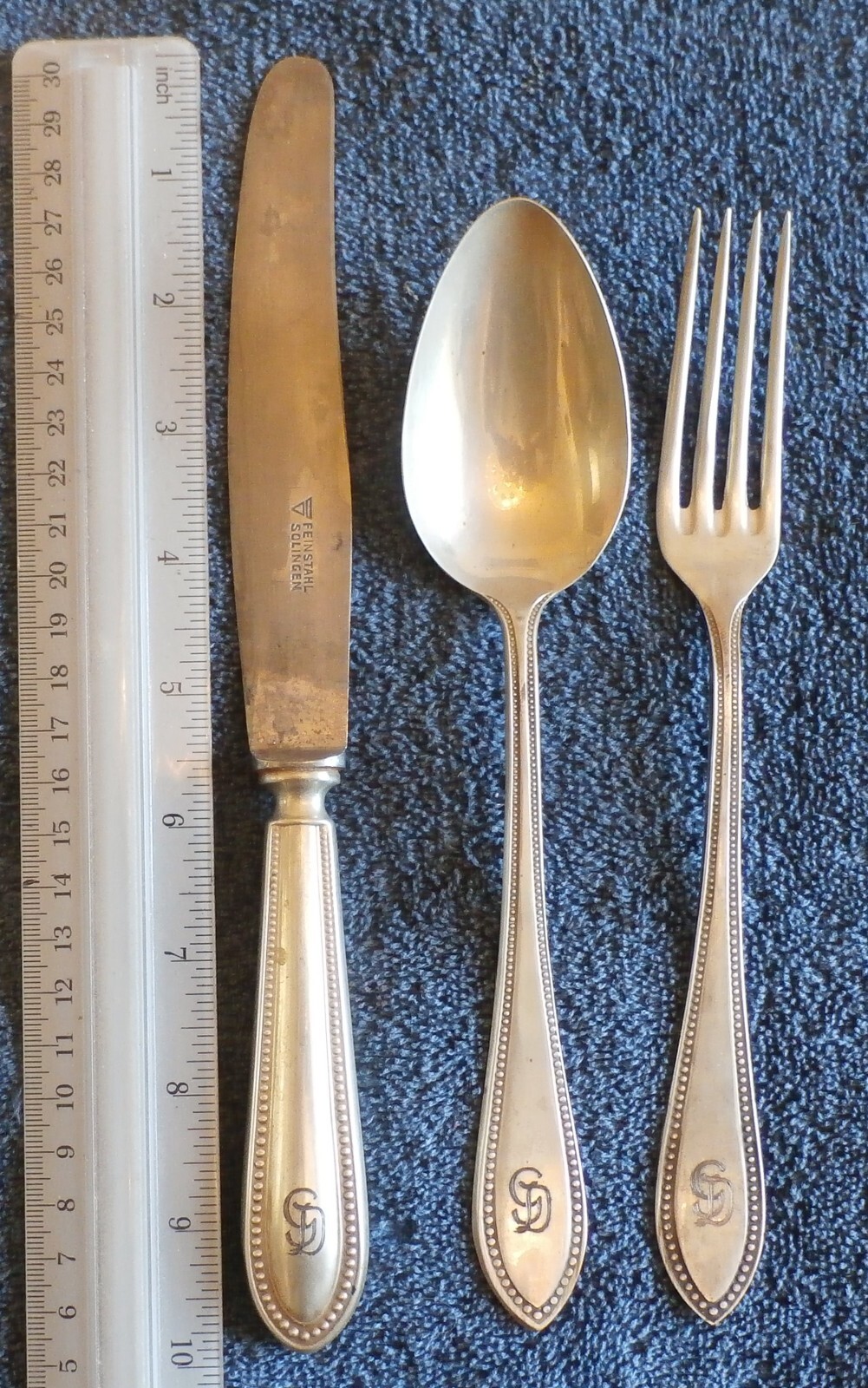 WW2 German silverware set X3 Grossdeutscheland