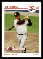 1991 Line Drive AAA #383 Gil Heredia Phoenix Firebirds Baseball Card