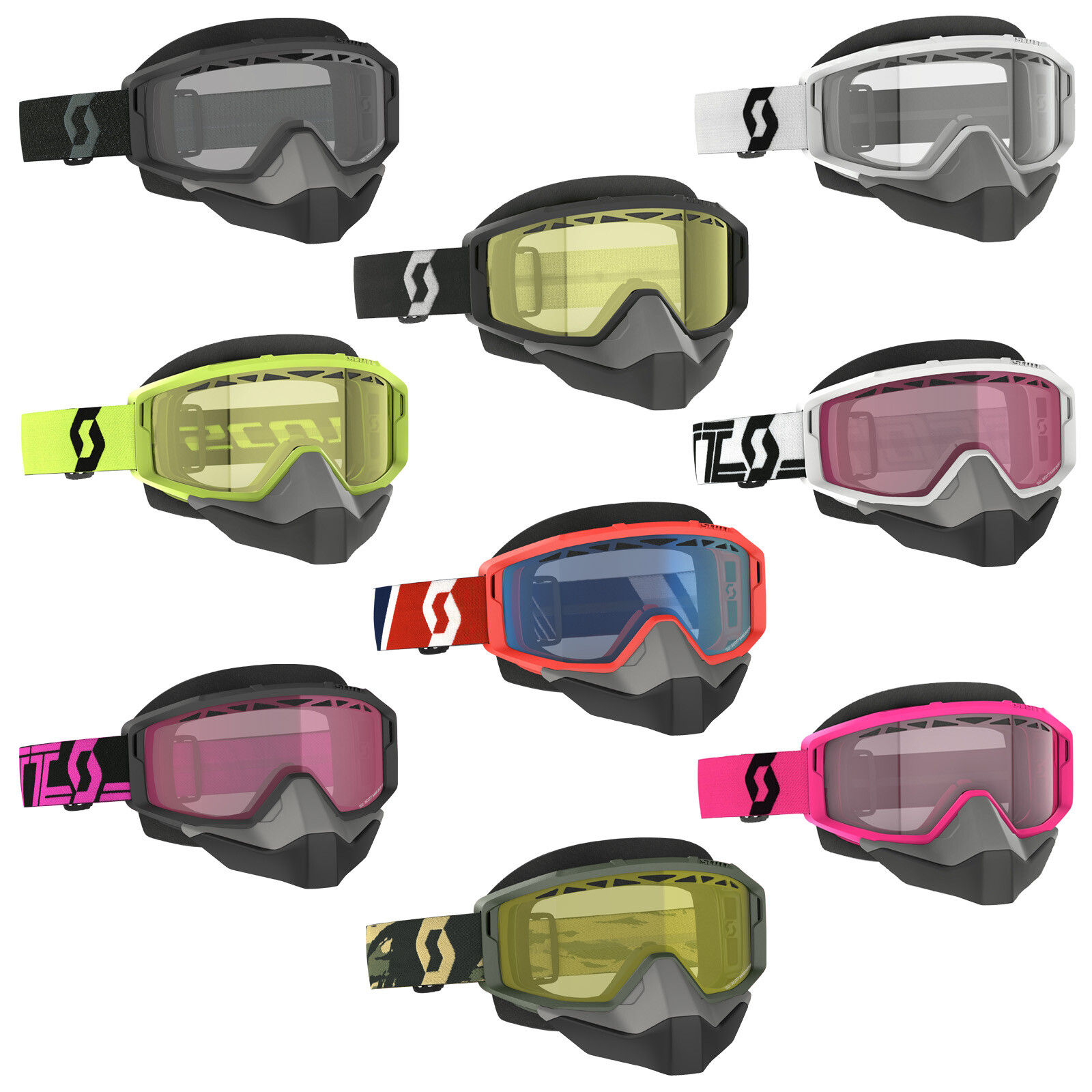 SCOTT USA SNOWCROSS PRIMAL SNOWMOBILE MOTORCYCLE MX GOGGLES