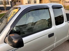 AVS Rain Guards Vent Visors 3M Tape-On for 1995-2004 Toyota Tacoma Extended Cab