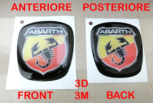Adesivo Fiat Professional 3D logo di ricambio anteriore Adesivo Fiat Professional 3D logo di ricambio anteriore