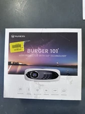 VANKYO Burger 101 Wireless Pico Projector, Rechargeable Mini DLP Projector