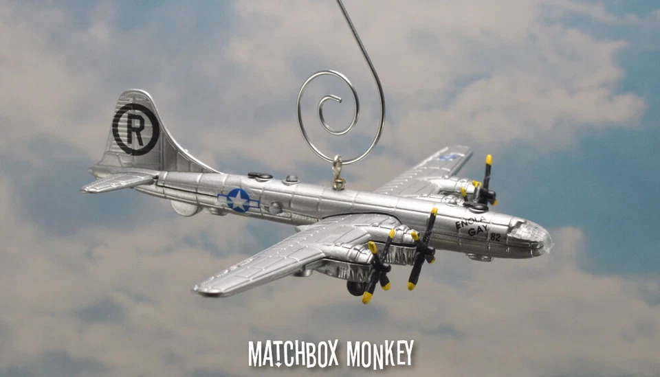 Enola Gay Boeing B-29 Superfortress Christmas Ornament Bomber Atomic Bomb WWII - Image 4 of 4