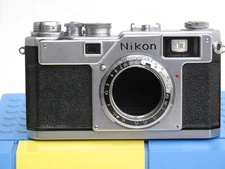 RARE Nikon RF rangefinder S4 film camera body, US SELLER "LQQK"
