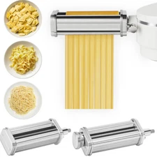 Pasta Maker Spaghetti Roller Vertical Stand Mixer Attachment Set For KitchenAid