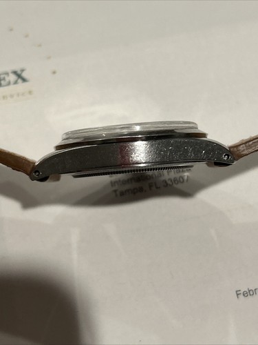 Tudor Rolex Jumbo Day Date 38mm Blue Brush Dial Day Date Papers Hodinkee Strap - Picture 9 of 24