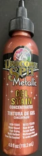 Unicorn Spit Sparkling Wood Stain & Glaze Gel, Metallic Athena Copper, 4 Ounce