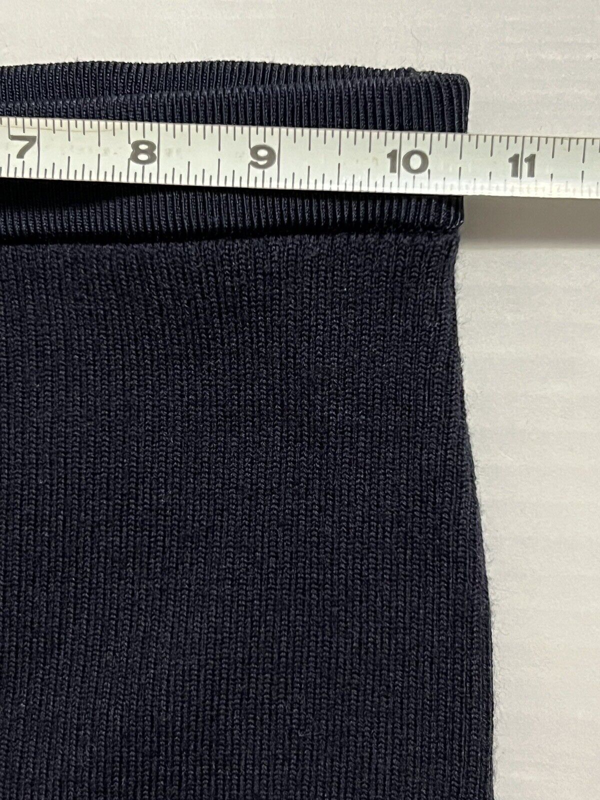Reiss Pencil Skirt Black Size 0 Stretch Wool Blen… - image 4