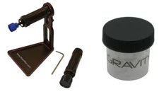 Aluminum RC Wheel-Tire Balancer for 12mm & 17mm Hex Wheels with Gravity Clay