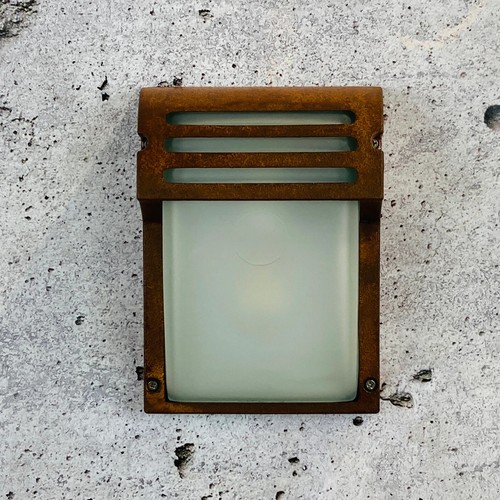 Außenleuchte Wandlampe Wandleuchte Wandstrahler Gartenfassung Rost Edelrost 566 - Bild 9 von 9