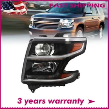 Left HID Projector Headlight For 2015-2020 Chevy Suburban| Tahoe Driver Side