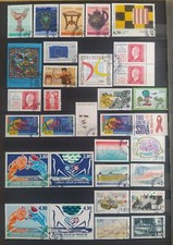 60 Timbres Oblitérés Année 1994 N° 2854 À 2917
